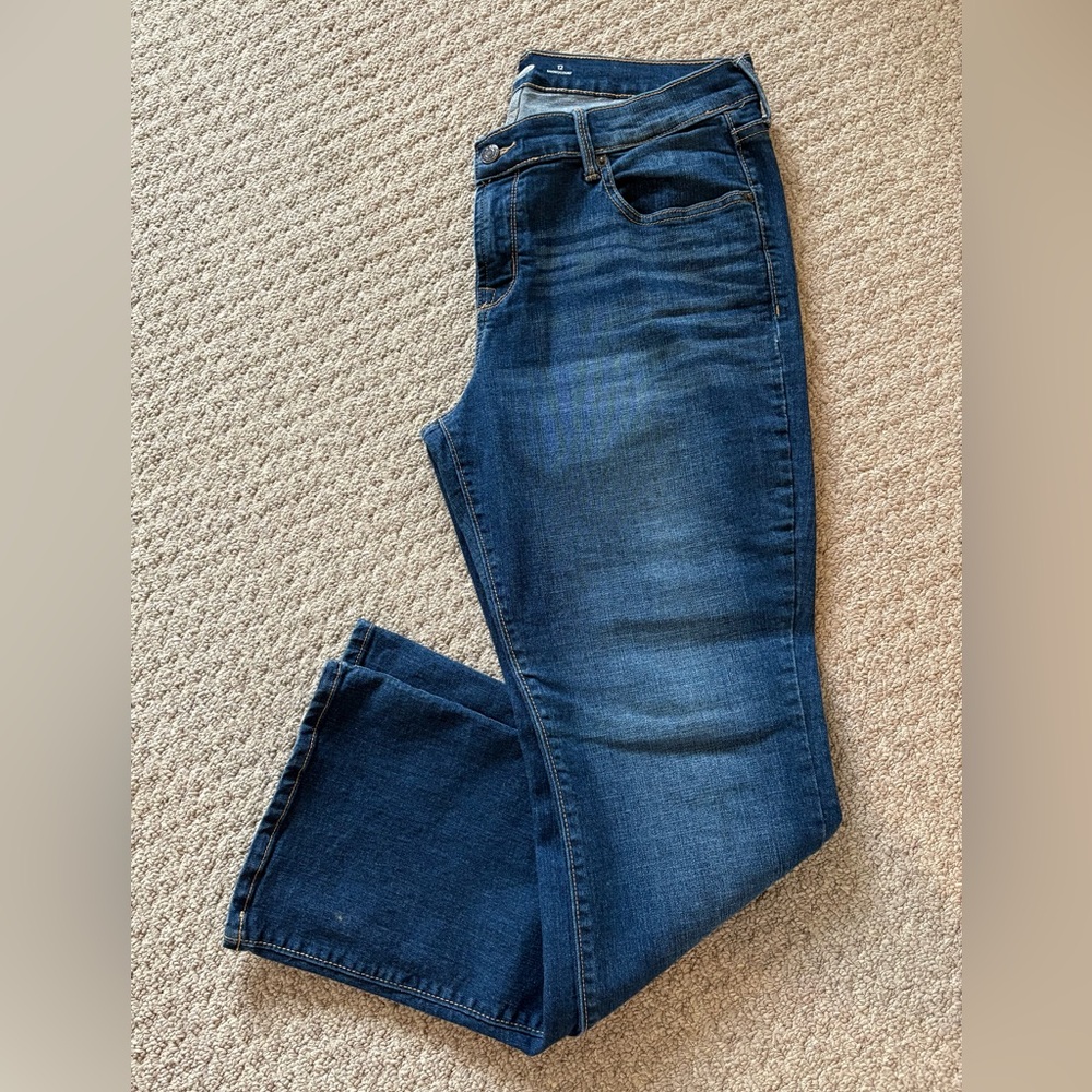 Old Navy Relaxed Fit Dark Blue Jeans- Women’s Size 12